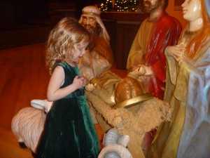 They have front row seats on Christmas morning when the manger is no longer empty.